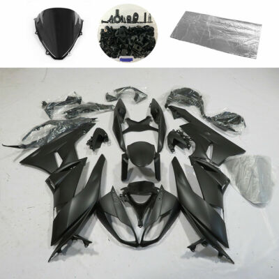 For Kawasaki Ninja ZX6R 2009-2012 ZX600R Unpainted / Matte Black
