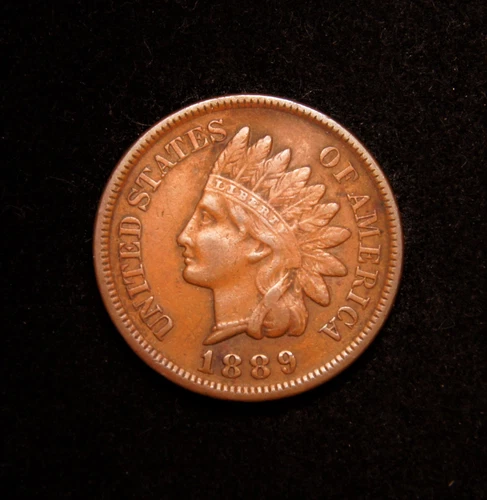1889 Indian Head Cent VF+