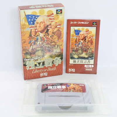 LIBERTY or DEATH Dokuritsu Senso Super Famicom Nintendo 2935 sf
