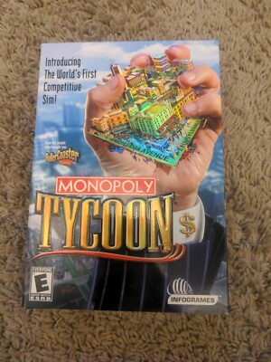 Monopoly Tycoon PC Factory Sealed Big Box