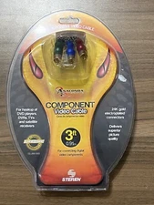 Steren Digital Component Video Cable Anaconda Cable 24K Plated 3 Foot NIB