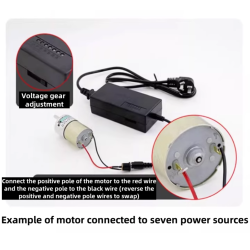 10W DC 12V/24V Large Torque Gear Motor 5-600rpm Eccentric Shaft Reduction Motor - Picture 4 of 15