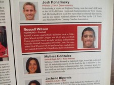2006 SPORTS ILLUSTRATED Mag(RUSSELL WILSON/JOHN WOODEN/DARREN COLLISON/GREG ODEN