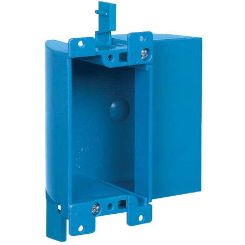 Carlon 1-Gang PVC Molded Shallow Old Work Box B117RSWR Carlon B117RSWR