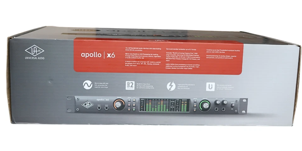 Universal Audio Apollo X6 16x22 Thunderbolt Interface Heritage Edition NEW! - Image 2 of 4