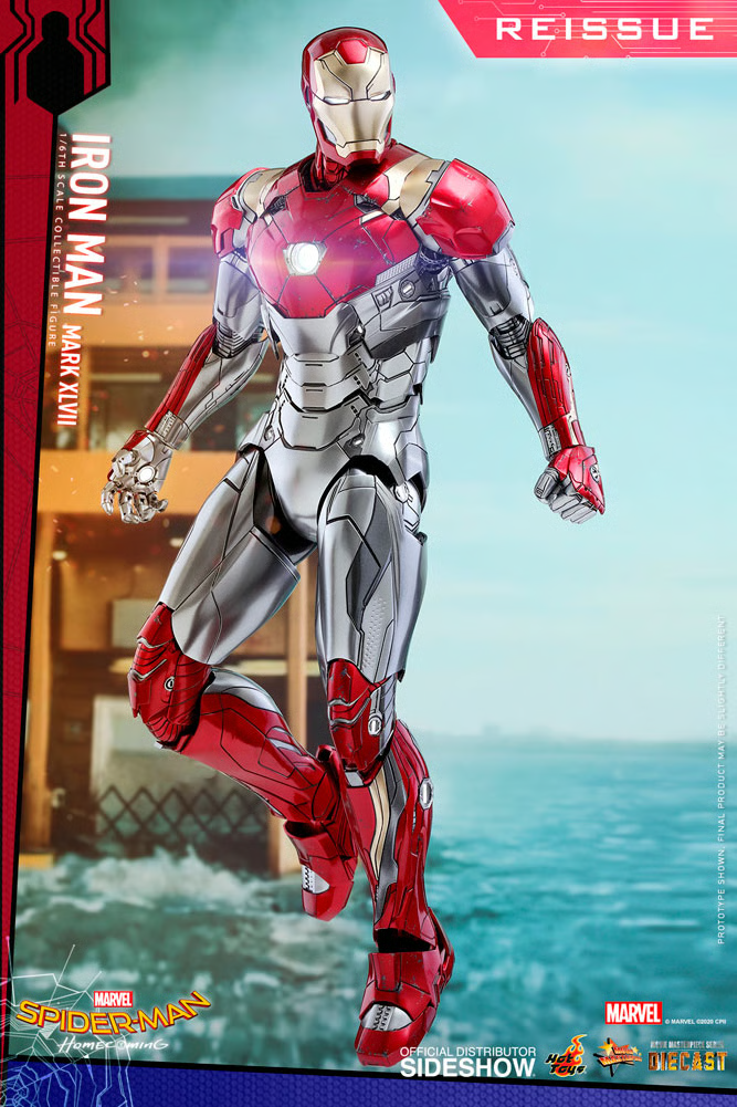Hot Toys Diecast Spiderman Homecoming Iron Man Mark XLVII 47