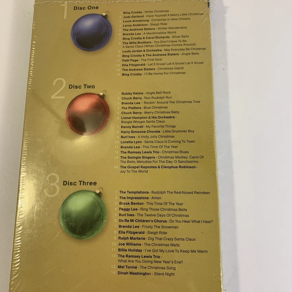 Merry Christmas Box Set by Various Artists CD Sep 2005 3 Discs New Sealed Foto 4 de 4