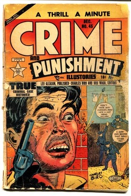 CRIME AND PUNISHMENT #45--1951--PRE-CODE CRIME--Hophead Killer--comic book