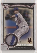 2018 Museum Collection Meaningful Material Relics Red 1/10 Matt Harvey Patch 0c3