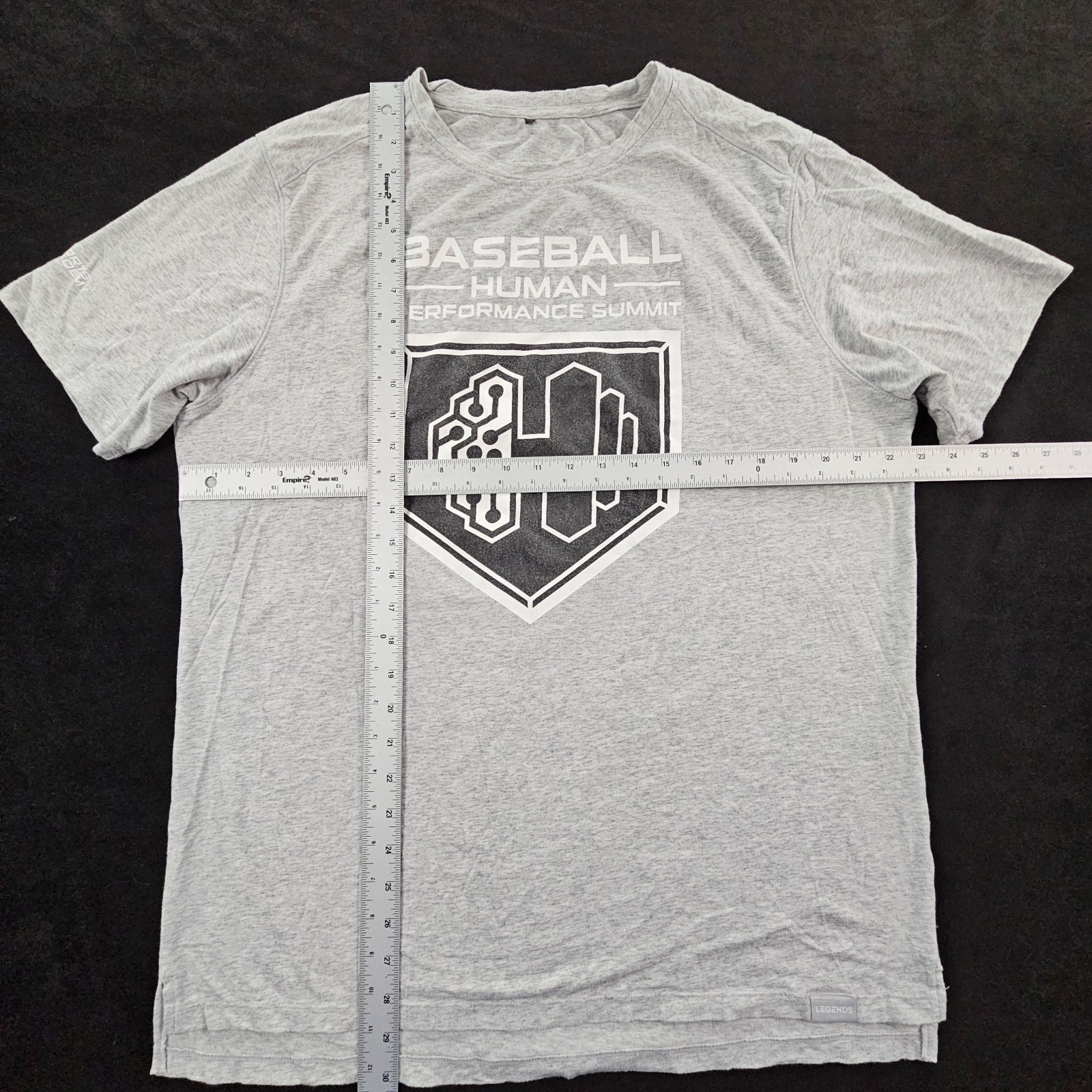 Baseball Human Performance Summit Gray Short Slee… - image 10