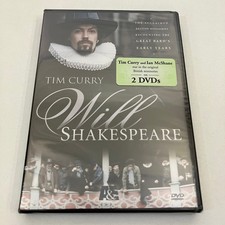 Tim Curry & Ian McShane Will Shakespeare Miniseries SEALED 2 Disc DVD Set 2008