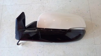 Driver Side View Door Mirror Power US Market White Heated Fits 16 PILOT 118024