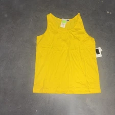 Jennifer Moore 100% Cotton Summer Tank Top Button Down Size Medium Casual