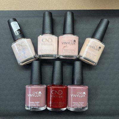 CND Vinylux Nail Polishes - Lot Of 7 Excellent condition and most bottles full