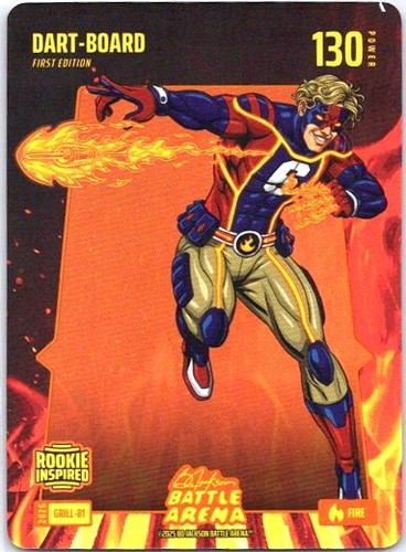 2026 Bo Jackson Battle Arena Dart-Board Grillin Battlefoil SP Jaxson Dart RC