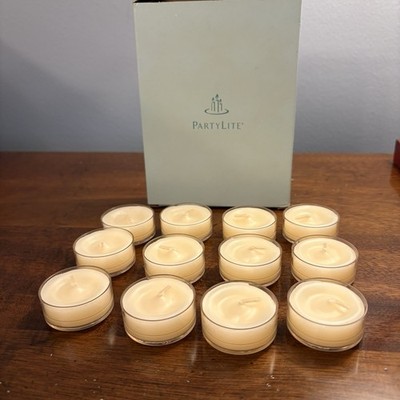 PartyLite Porch Lemonade Scented 12 Tealight Candles New In Box