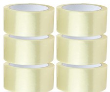 1 Rolls of 75mm(3") x 66m Extra Wide Heavy Duty CLEAR Parcel/Packing Tape
