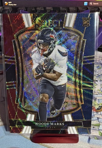 2025 Panini Select - Premier Level Woody Marks #135 Tri-Color Prizm 98 /299 (RC)