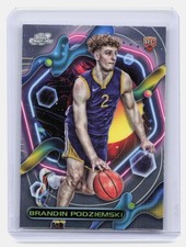 Brandin Podziemski 2023-24 Topps Chrome Cosmic #167 Foil RC