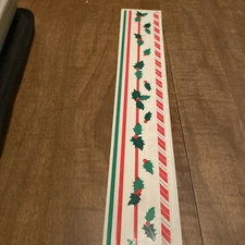 Mrs. Grossman's Christmas Holly Design Line Sticker Strip