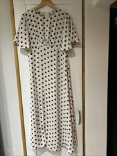 Queen B Maternity Polka Dot Dress 