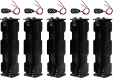 5pcs 8 AA Battery Holder 12v AA Battery Holder 8 X AA Battery Holder with Wires 