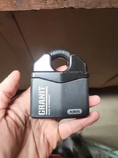 ABUS Granit 37/80 Heavy Duty Hardened Steel Padlock - Closed Shackle Lock wit...
