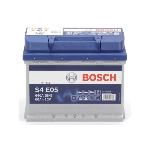 Autobatterie BOSCH S4E05 12V 60Ah 640A B13 0 092 S4E 051 EFB-Technologie