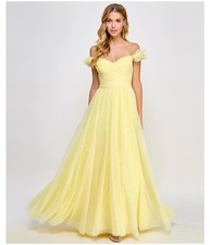 City Studio Womens Tulle Rosette Evening Gown Dress, ltpasyel, Juniors, 0