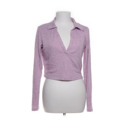 NLY Trend, Top, Größe: L, Too Cozy Collar Top, Lila #CZF