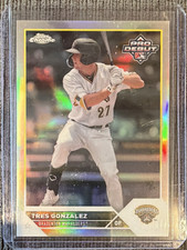 Topps 2023 Pro Debut Chrome Tres Gonzalez Rookie Refractor PDC-191 /99