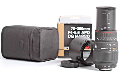 Sigma 4-5,6/70-300 APO DG Nikon AF Macro Zoom Lens 70-300mm f/4-5.6 Zoomobjektiv