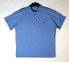 Simply Southern Outfitters Men's S/S Knit Blue Polo XL