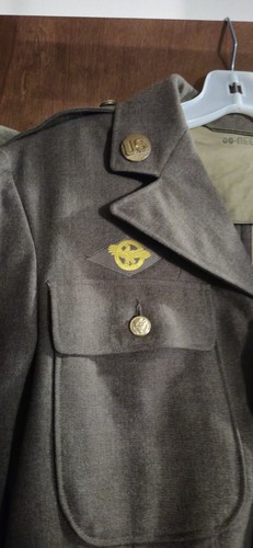 Vintage WW2 1942 US Army Class A Uniform 6th Infantry Division Bronze Star Pant - Picture 7 of 23