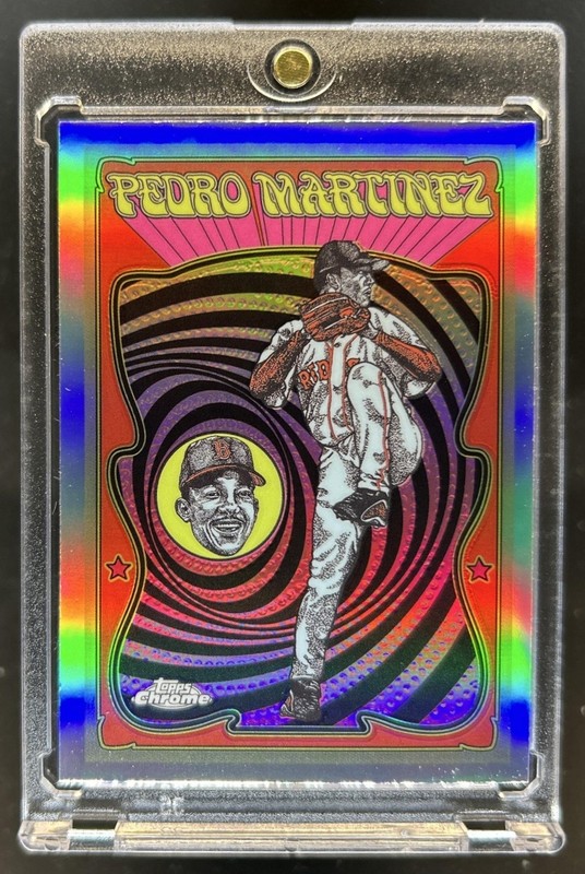 2025 Topps Chrome Pedro Martinez Ultraviolet All-Stars #UV-15 Red Sox