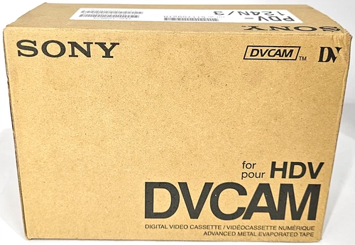 NEW 10 Box SONY DVCAM PDV-124N/3 Digital Video Cassette Tapes HDV DV 186 Minute