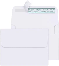 Eupako A2 White Paper Envelopes 250 Pack (4.375 x5.75 Inches), 