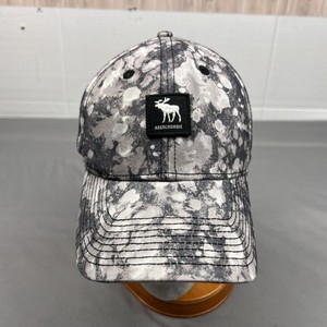 Abercrombie & Fitch Moose Logo Snapback Cap Adult Gray Camouflage Hat