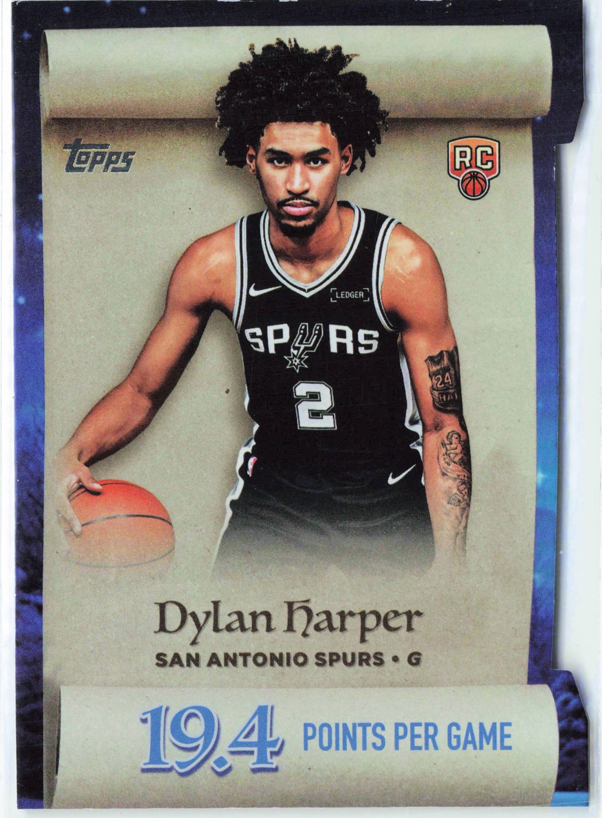 2025-26 Topps Holiday #ML-2 Dylan Harper Making The Nice List