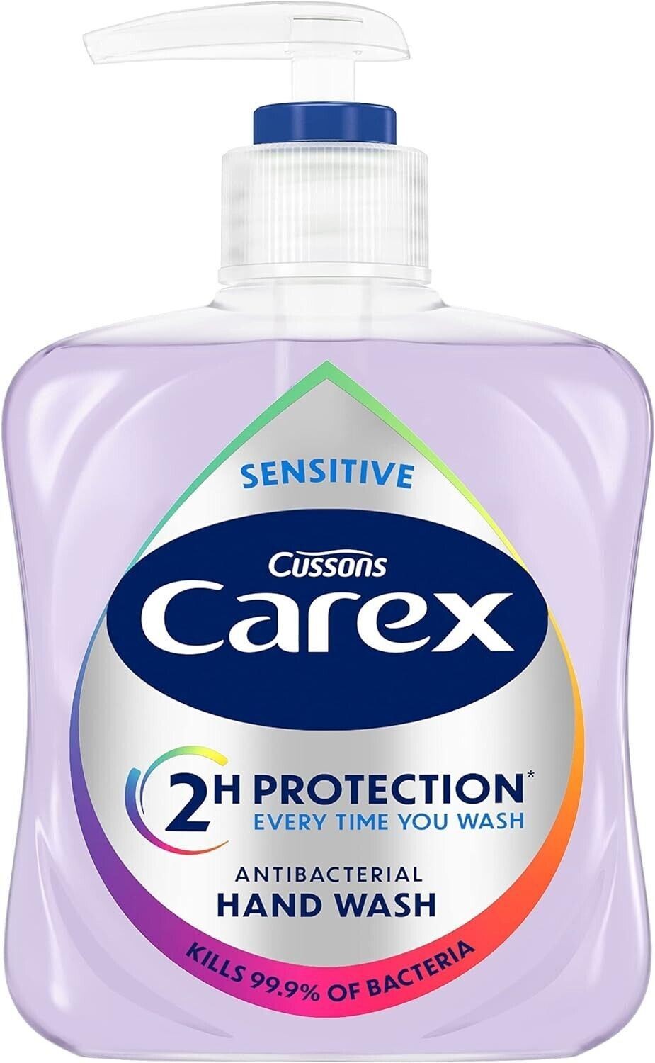 Carex Handwash Sensitive 250Ml - Gentle Formula For Sensitive Skin - White - Image 2