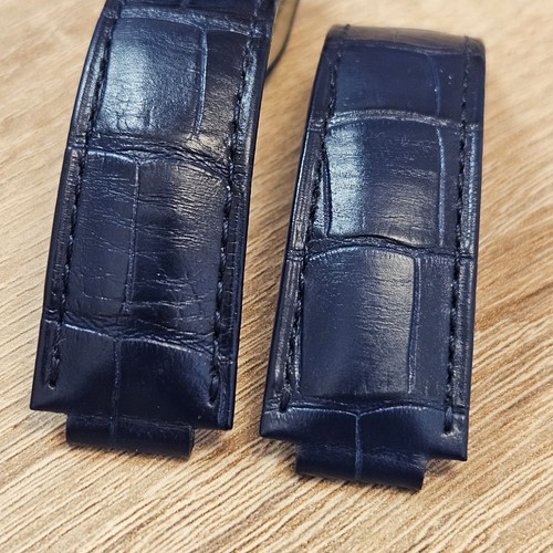 Cartier Alligator Uhrenarmband Blau - Bild 4 von 13