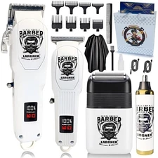 Cabello Clippers For Hombres Profesional Barba Recortadora Kits Sets Electric