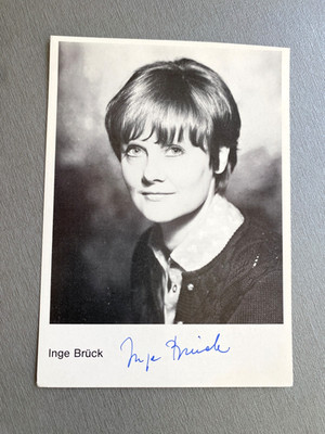 INGE BRÜCK ( 2025) original signed  Autogrammkarte 10x15 Autogramm