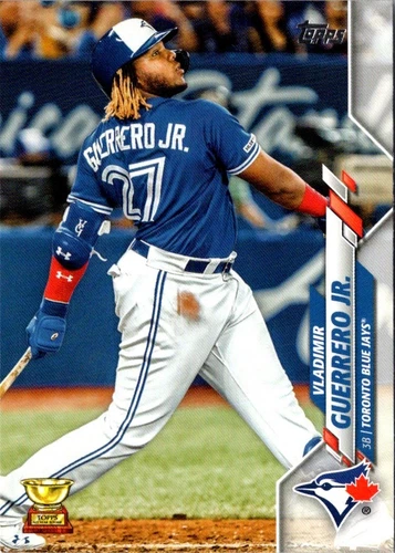 2020 Topps Blue Vladimir Guerrero Jr. #182 Toronto Blue Jays Baseball Card