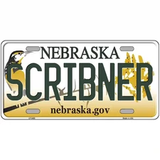 Scribner Nebraska Metal Sign