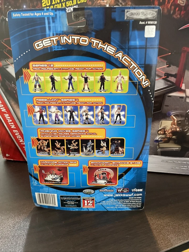 Figura WWF TitanTron Live THE BIG SHOW Serie 12 Sin usar, en caja Jakks 2001 WWE WCW Foto 2 de 4
