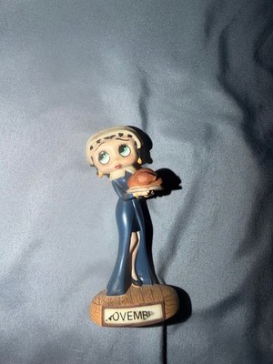 Danbury Mint Betty Boop November Turkey Calendar Figurine Replacement 5 Inch