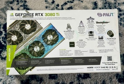 Palit GeForce RTX 3080 Ti GameRock 12GB GDDR6X Graphics Card for
