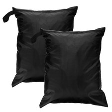 2Pcs Wet Dry Bags 20" x 24" Waterproof Travel Bags Gym Bag for Beach Pool Black