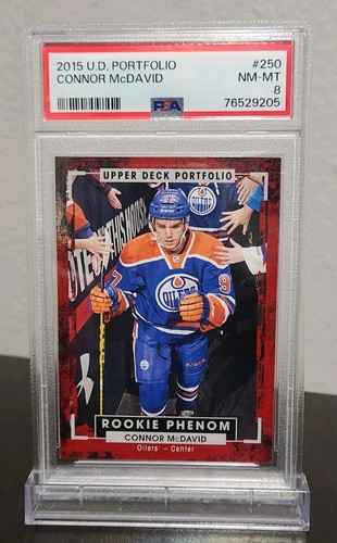 Connor McDavid #250 2015 Upper Deck Portfolio card